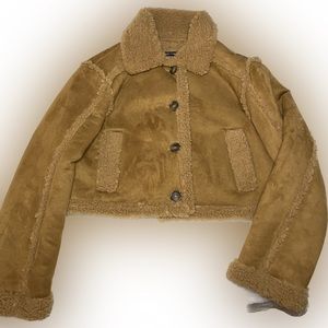 fur lined jacket/coat